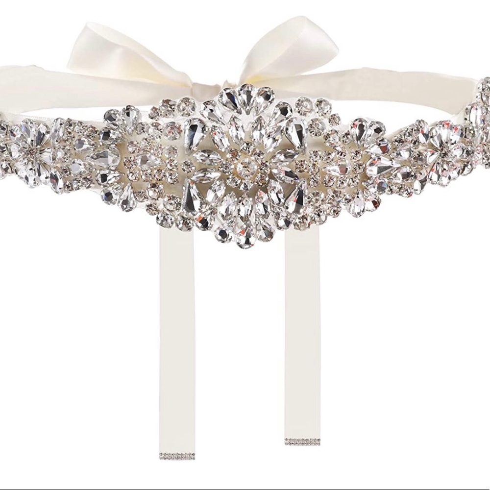 Crystal, Satin Sash Embellishment